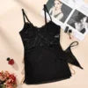 B28026 Hollow Out pink Wedding Night Dress for Honeymoon Sexy Lingerie Women Fashion Babydoll Lace Lingerie