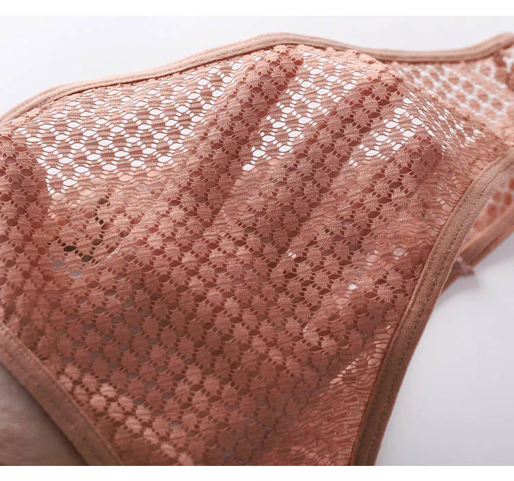 CINOON Women Sexy Lace Panties Low Waist Transparent Underwear Female G String Thong Comfortable Lingerie Temptation Intimates