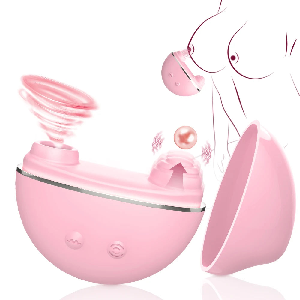 Adult Supplies Sucking Vibrator Female Nipple Oral Sucker Clitoris Stimulator Sexy Adults Goods Sex Toys for Women Couple 18+