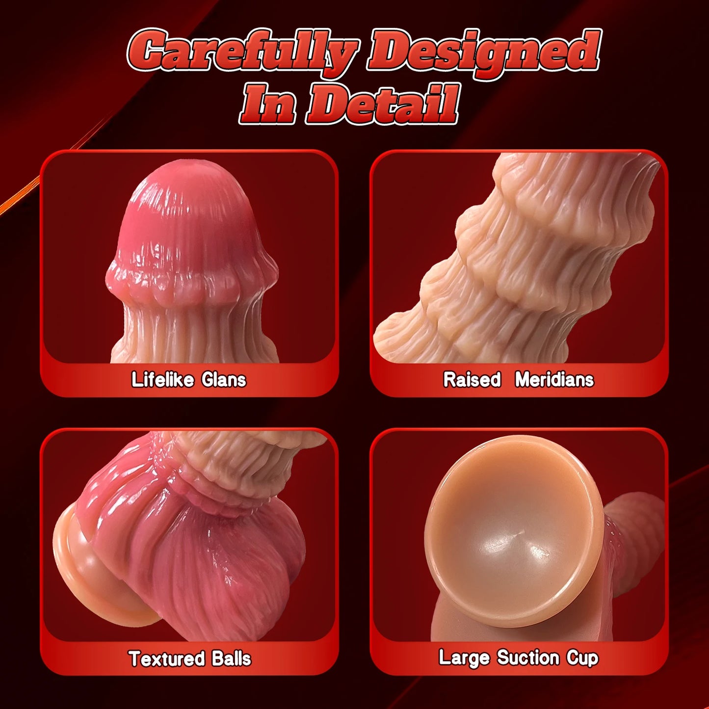 Big Monster Dildo Toy Double Penetration Anal Butt Plug Female G-spot Masturbation Stropon Dick Sexy Adult Sex Toys for Women